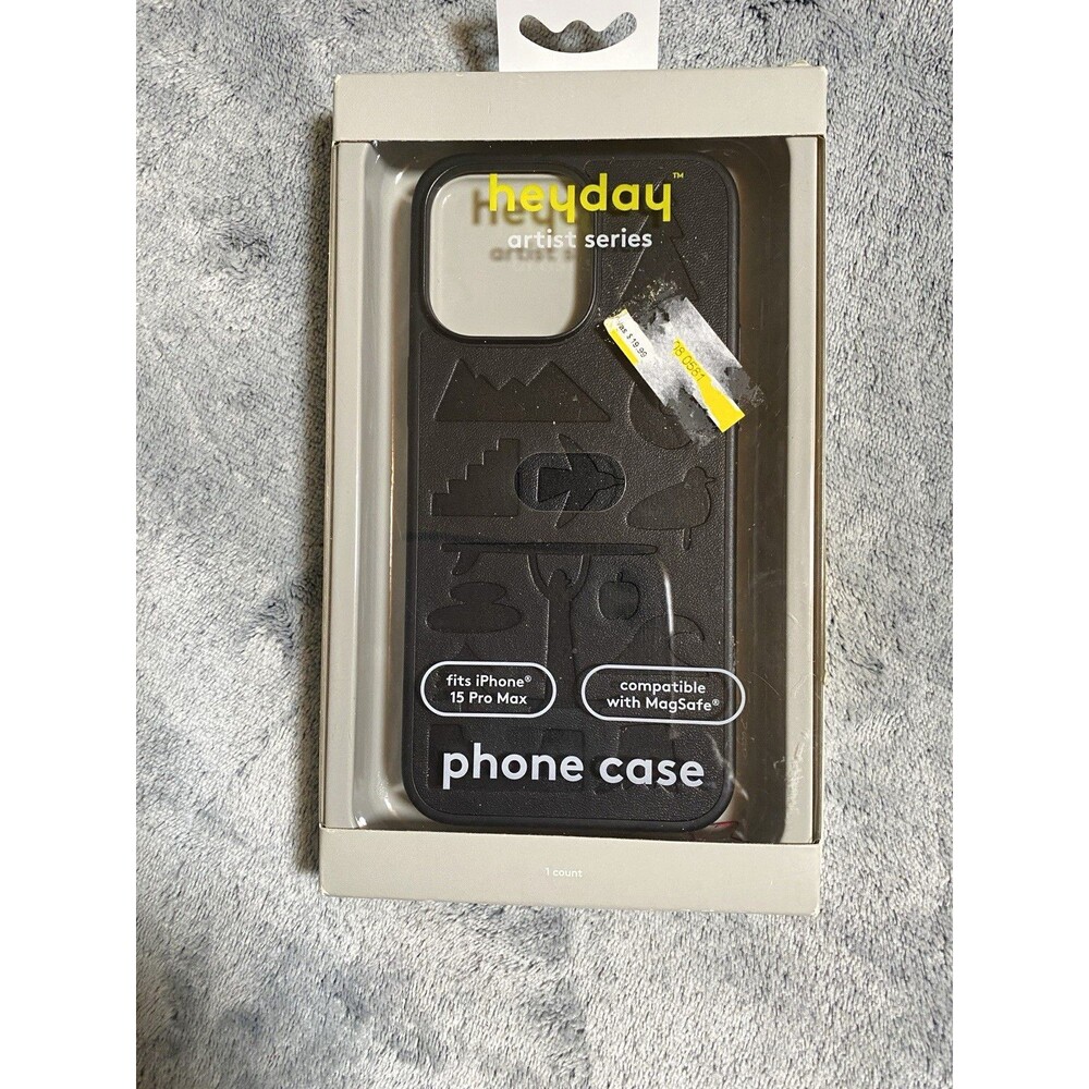 heyday Artist Series Black Case w/ MagSafe for iPhone 15 Pro Max